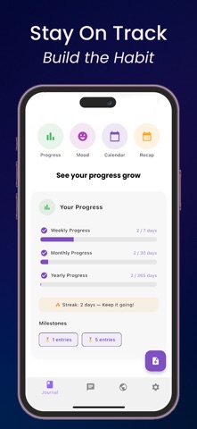 Beyu: Mood Tracker & Journal Screenshot 6 of 8