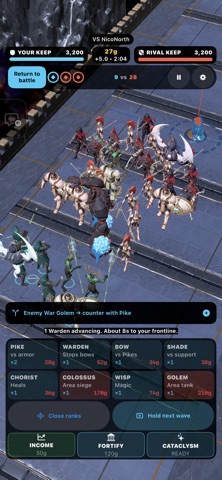 UNION: Lane Army Battles RTS iPhone screenshot