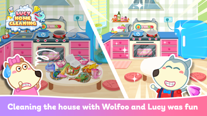 Lucy Home Cleaning Girls Game Screenshot