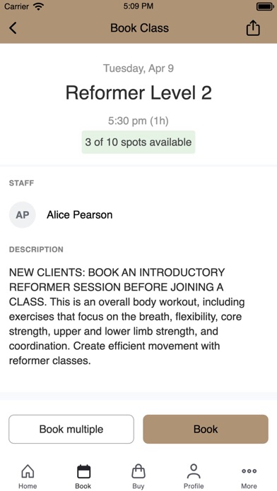 Centric Movement Clinic Screenshot