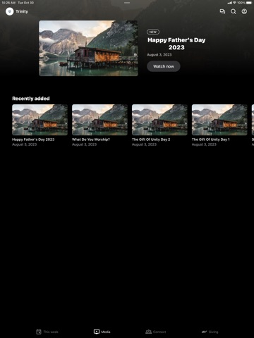 Trinity Southern Baptist iPad screenshot