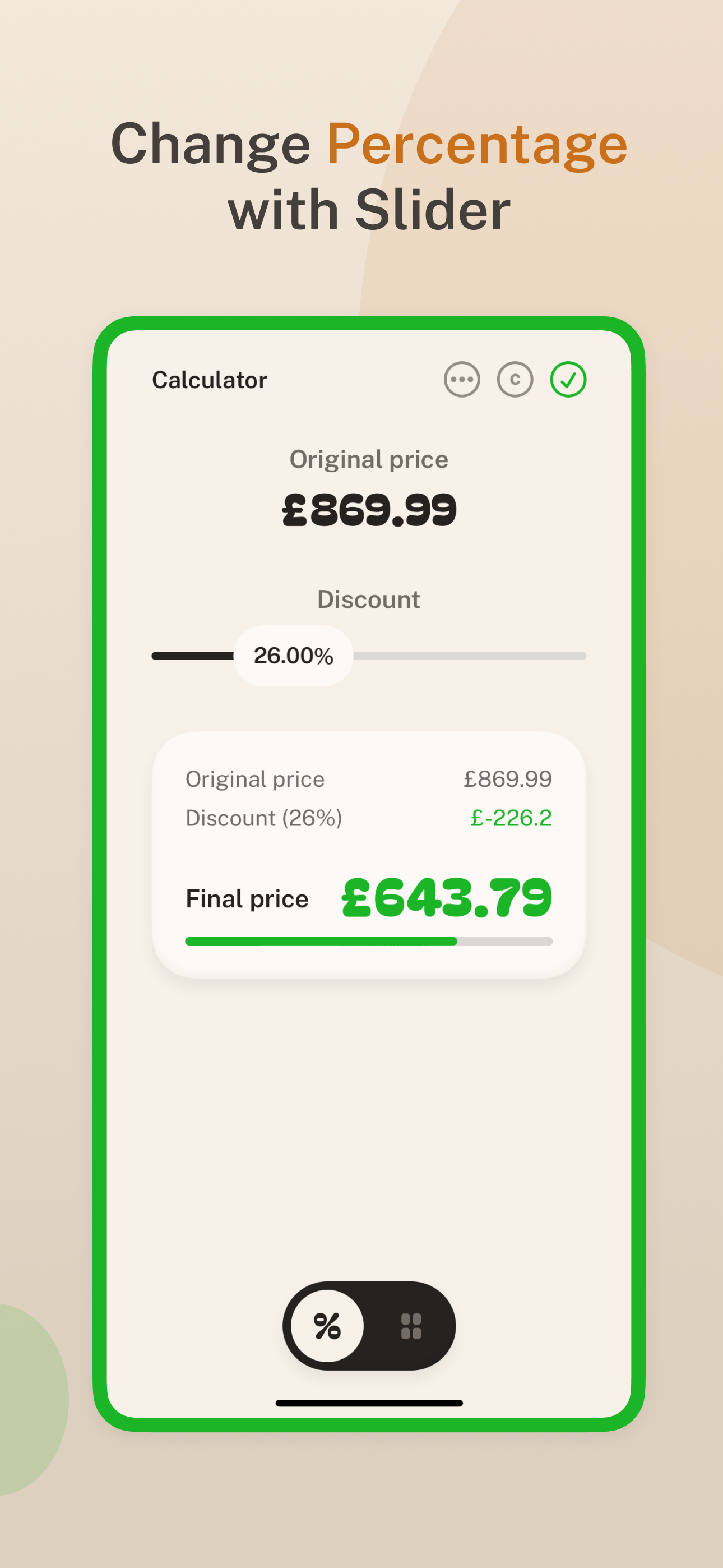 PriceTag:Discount Calculator screenshot 3