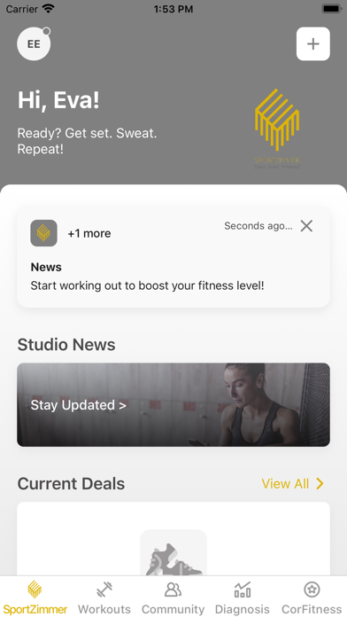 Sport Zimmer Magdeburg Screenshot
