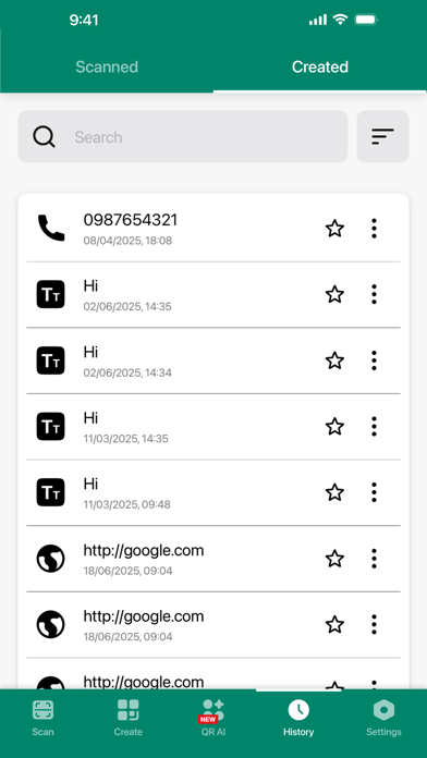 AI QR Code Scanner & Barcode iPhone screenshot 7 - Utilities app