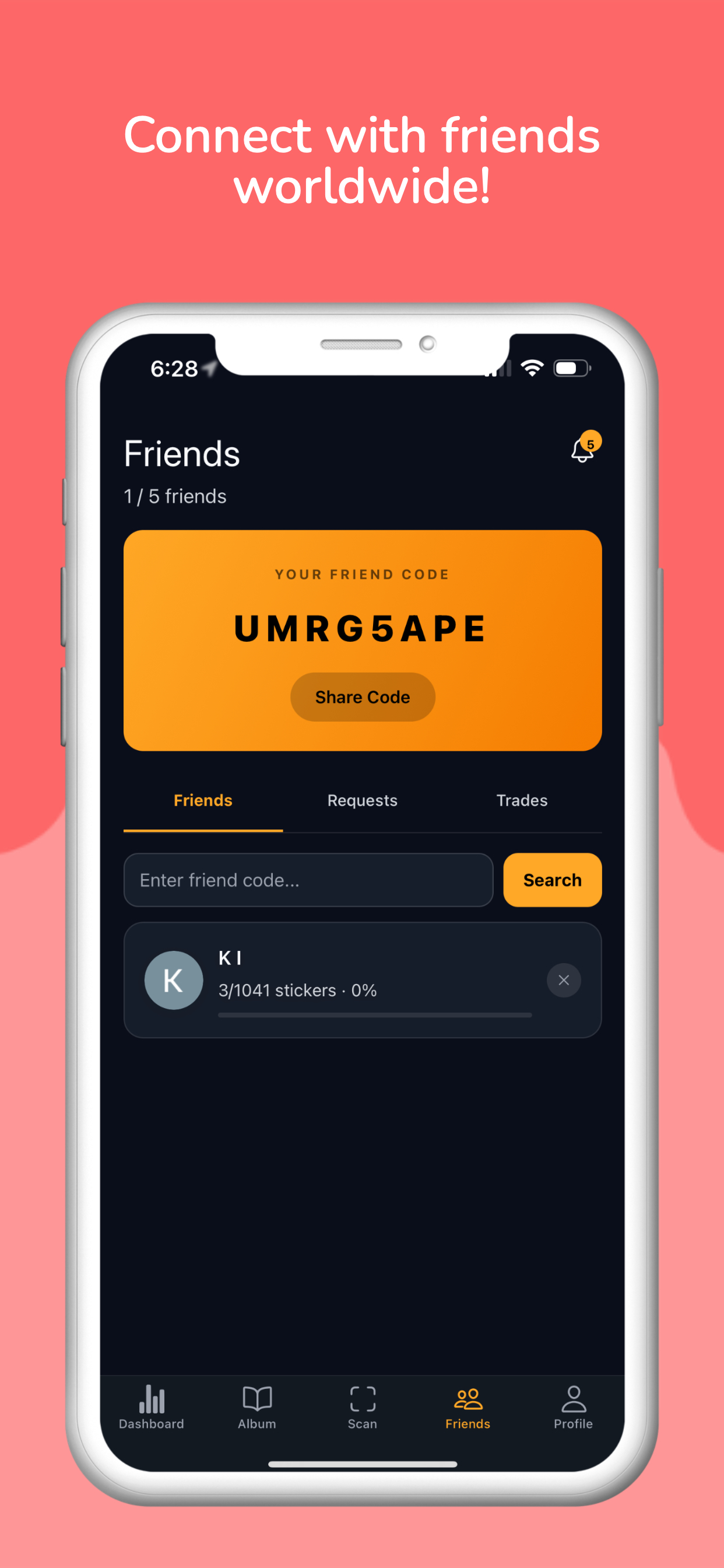 Barajitas: Sticker Tracker
