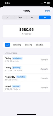 Time == Money screenshot