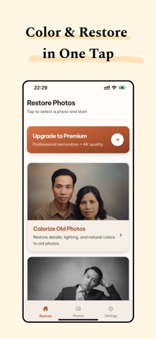 Memori: Restore Old Photos iPhone screenshot