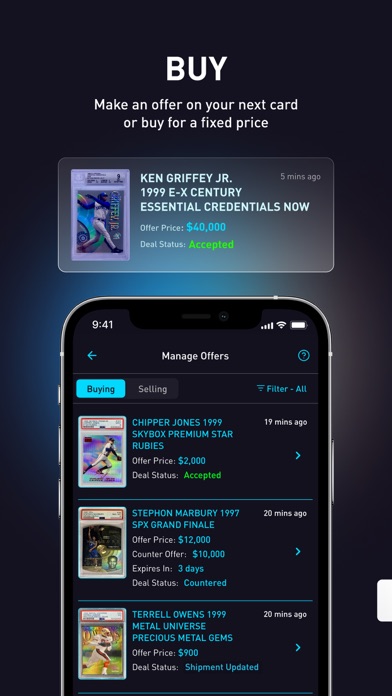 NextGem: Buy & Sell Rare Cards Screenshot