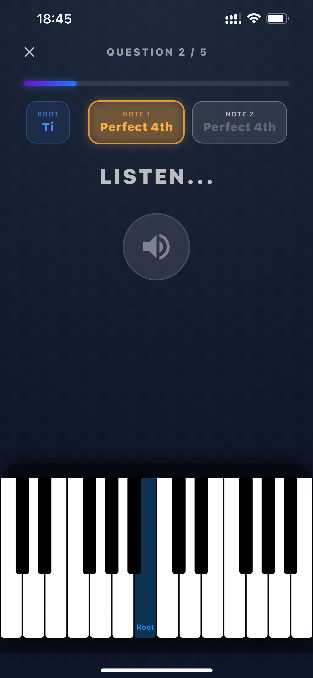 Piano Relative Pitch Trainer screenshot 3