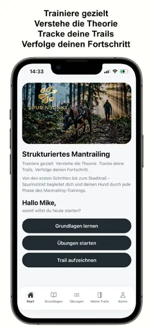 Spurinstinkt Mantrailing screenshot 1