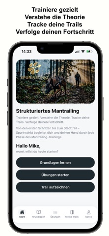 Spurinstinkt Mantrailing screenshot