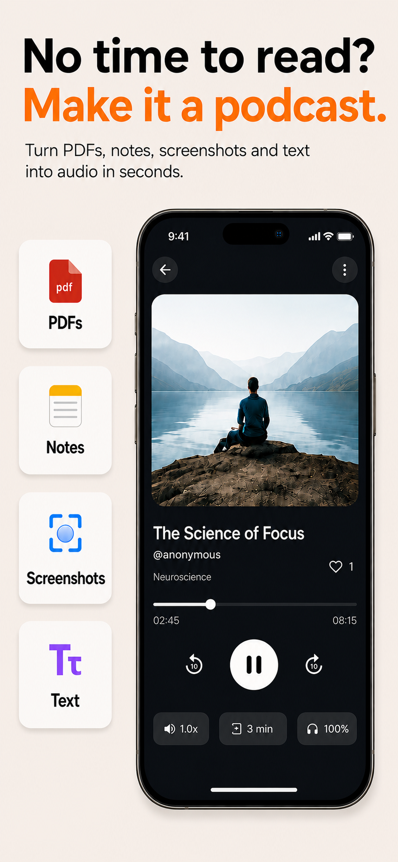 PodTalk: PDF to AI Podcast screenshot 2