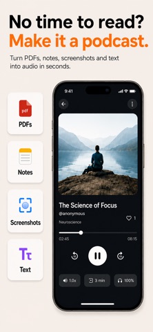 PodTalk: PDF to AI Podcast Screenshot 2 of 6
