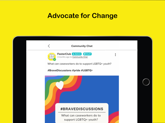 FosterClub iPad screenshot 4 - Social Networking app