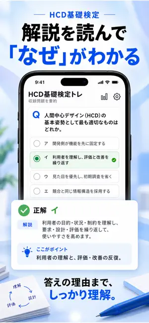HCD基礎検定トレ screenshot 4