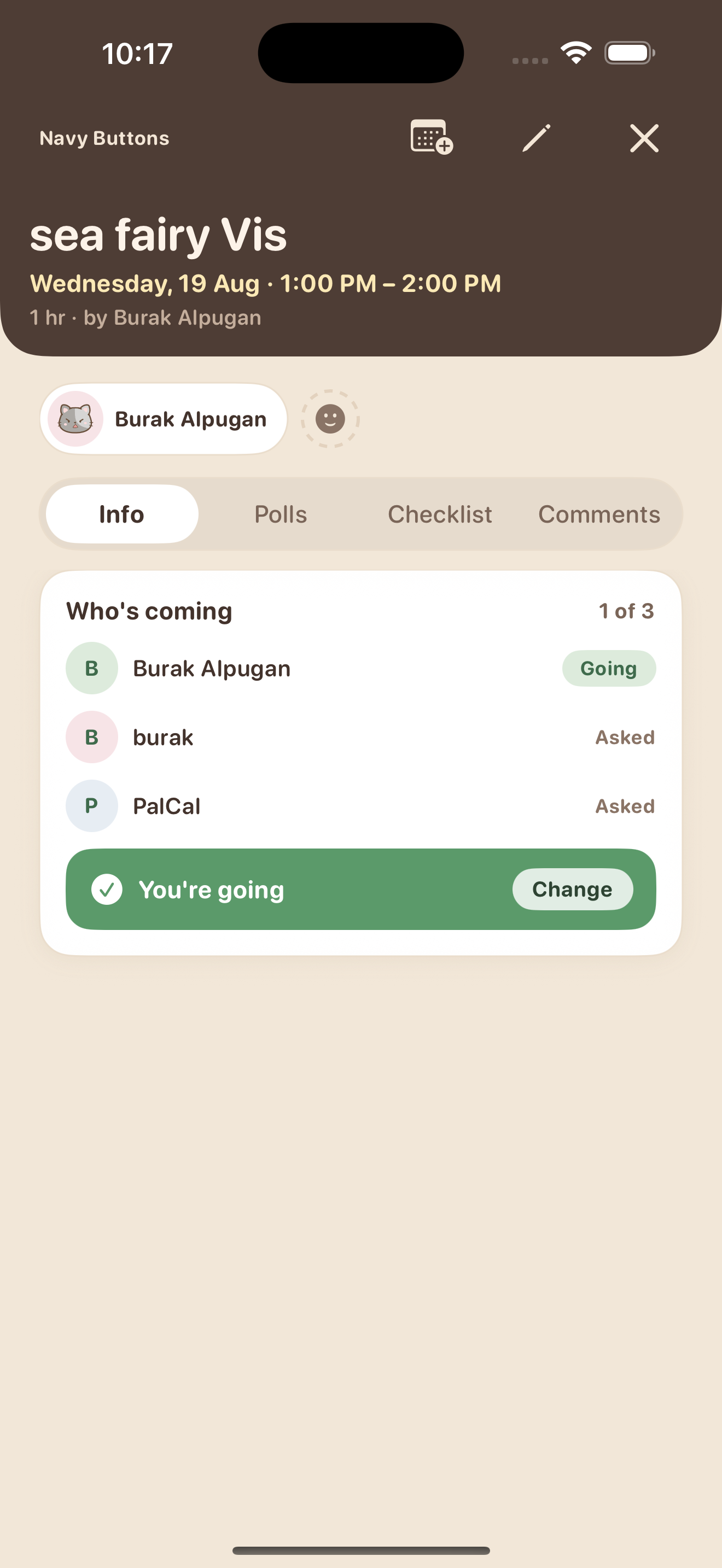 PalCal screenshot 2