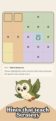 Hoot Grid: Logic Puzzles Screenshot 3 of 4