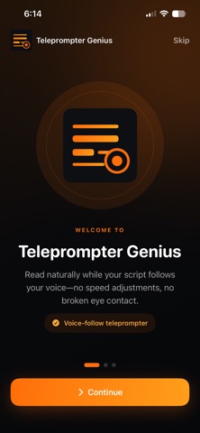 Smart Teleprompter Genius screenshot
