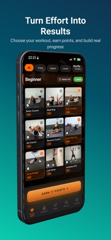 6Pack Crunch Challenge screenshot