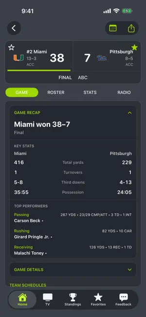 Pitt Football screenshot 3