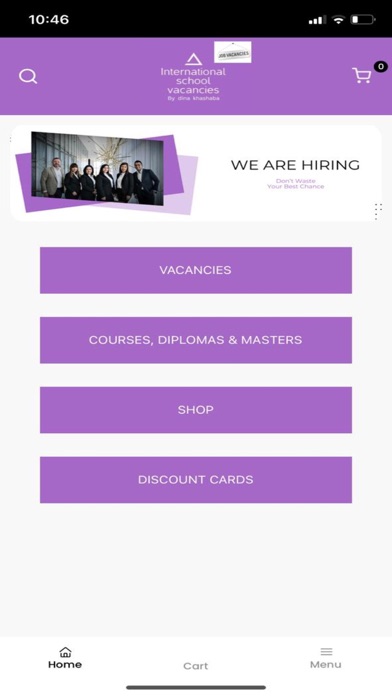 International School Vacancies Screenshot