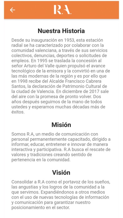 Radio America Ve Screenshot