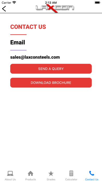 Laxcon Steels Limited Screenshot