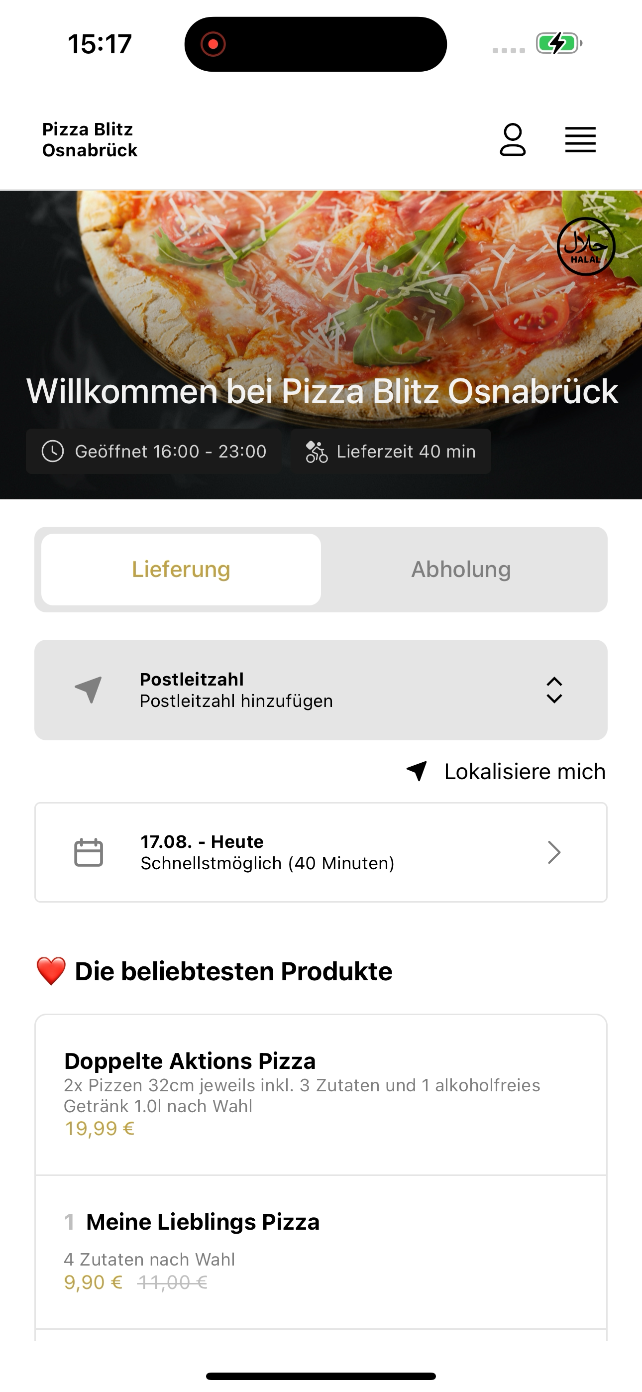 Pizza Blitz Osnabrück screenshot 3