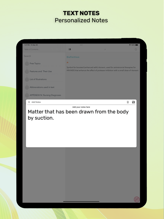 Taber’s Medical Dictionary iPad screenshot 9 - Medical app
