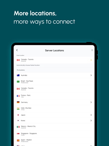 Lantern: Fast, Secure VPN iPad screenshot 2
