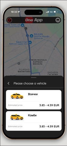 Taxi One App Screenshot 8 of 8