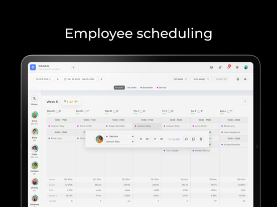 Screenshot #4 pour Workfeed - Work Scheduling App