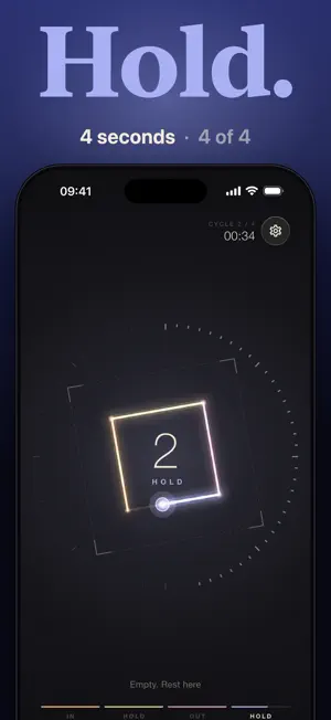 Box Breathing Timer: Fourhold screenshot 4