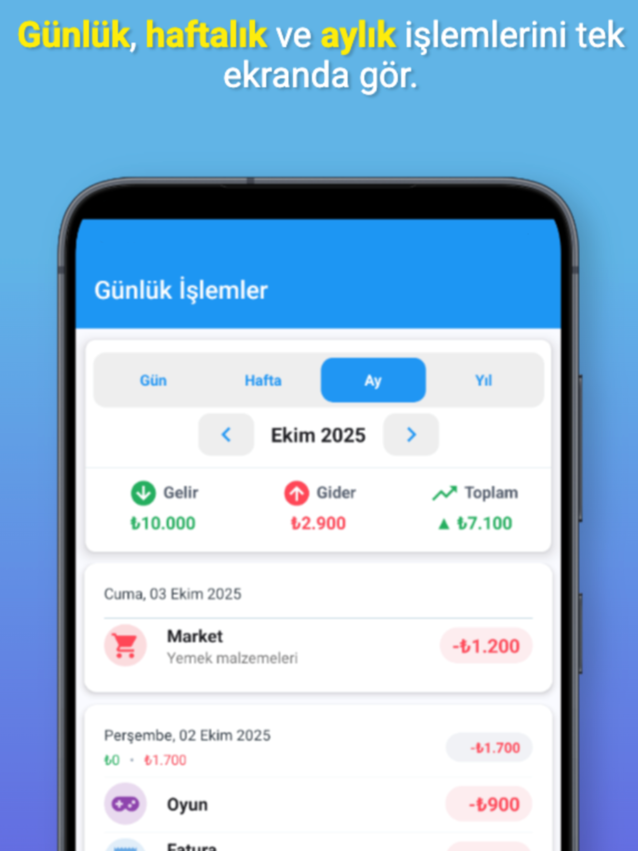 Wallet Watcher - Para Yönetimi