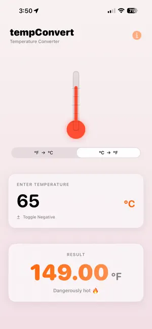 tempConvert screenshot 4