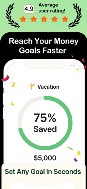 Money goal tracker - piggy screenshot 1