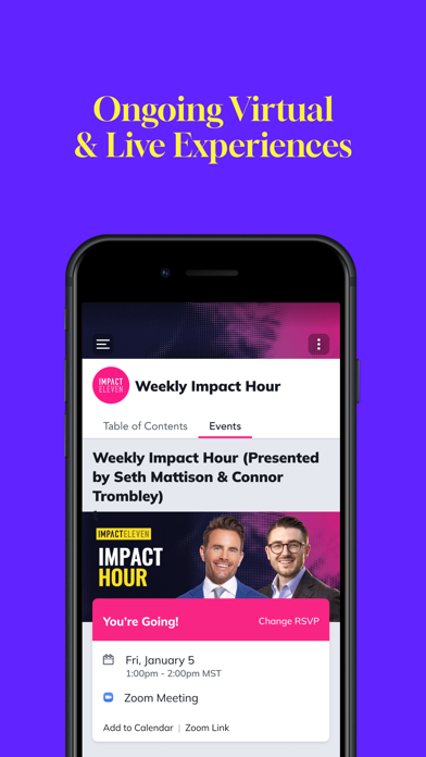 ImpactEleven Community Screenshot