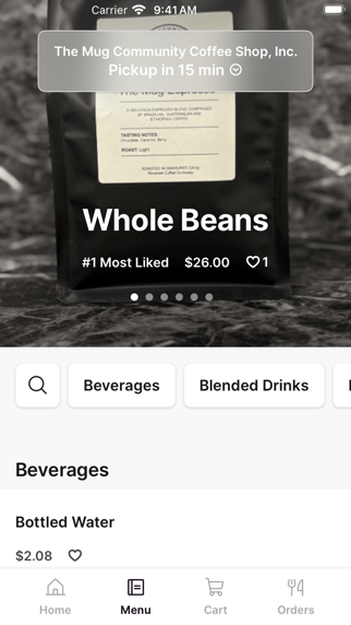 The Mug Coffee To Go iPhone screenshot 2 - Food & Drink app