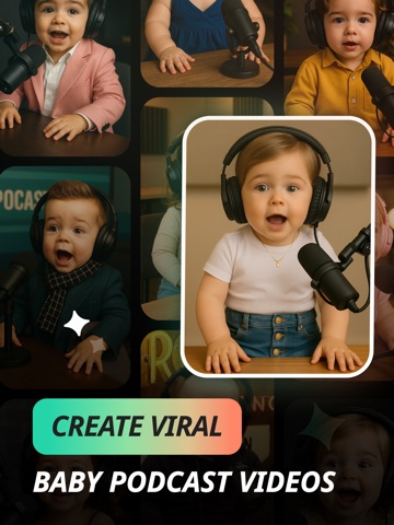 AI Baby Podcast - TalkCast.AI iPad screenshot