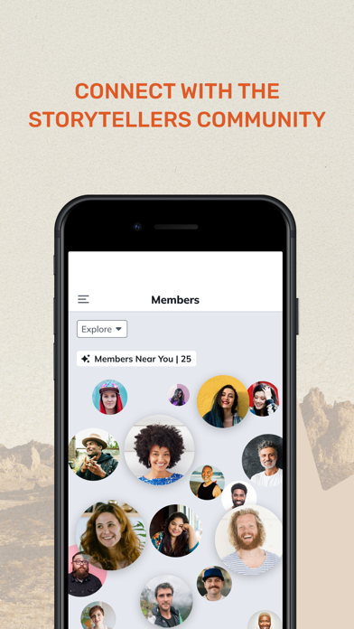 The Storytellers App iPhone screenshot 2 - Social Networking app