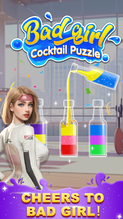 Bad Girl Cocktail Puzzle Screenshot