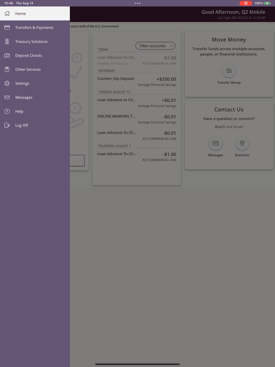iPad screenshot