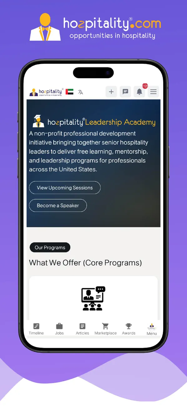 Screenshot #1 pour Hospitality Jobs & Networking