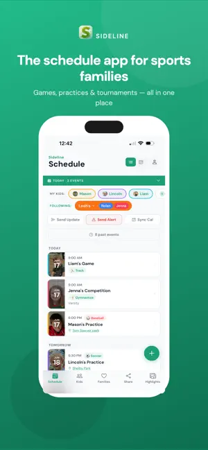 Sideline: For Sports Families screenshot 1