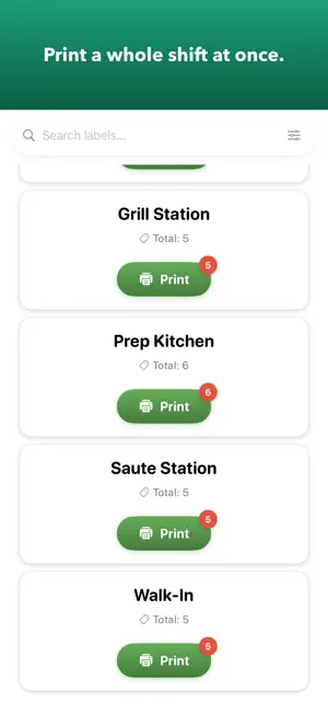 BOH Labels screenshot 3