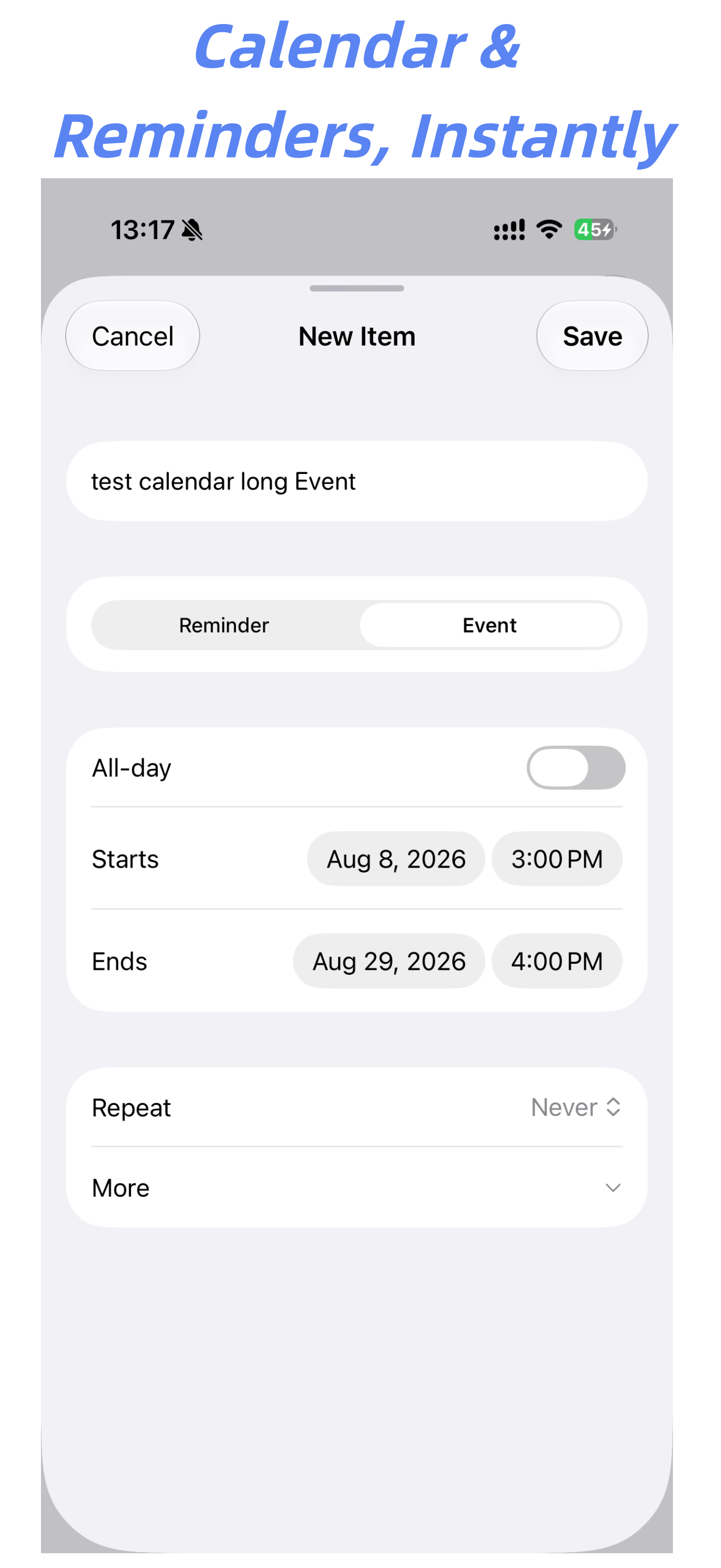 Schedule Progress screenshot 3