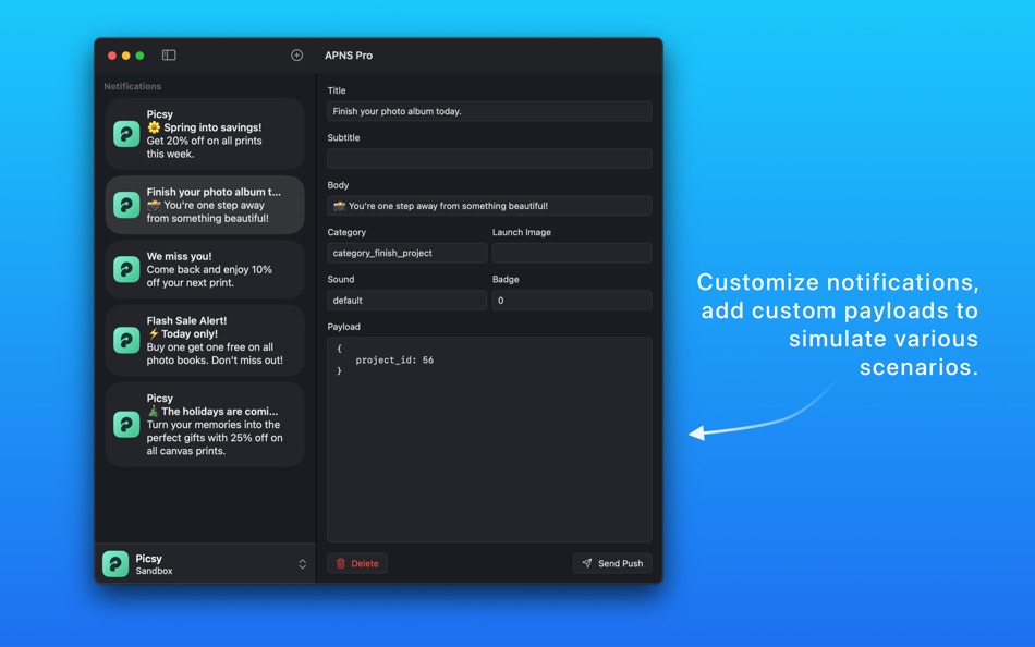 #2. APNS Pro (macOS) 来自: Grigor Hakobyan
