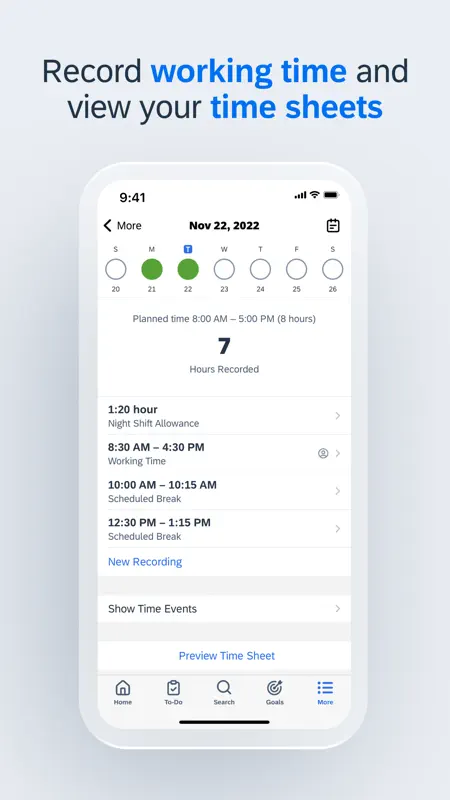 SAP SuccessFactors Mobile screenshot 6 of 9