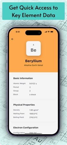 Periodic Table Elements & quiz screenshot