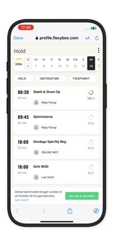 Lemvig Motionscenter 24/7 screenshot